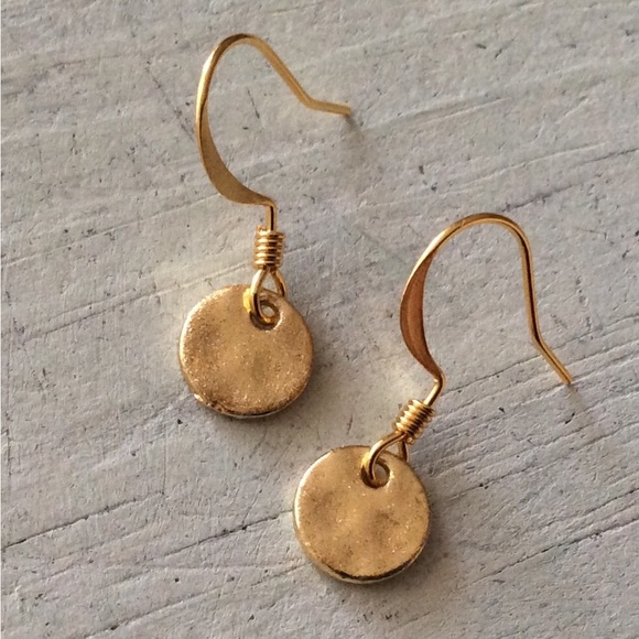 Simple style everyday earrings gold plated - Picture 3 of 6
